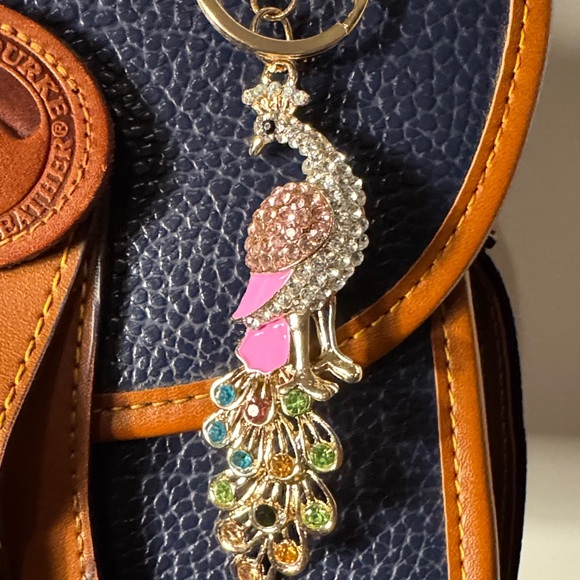 Accessories - Colorful Peacock Keychain/ BagCharm